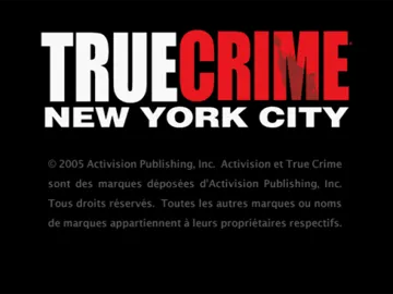 True Crime - New York City screen shot title